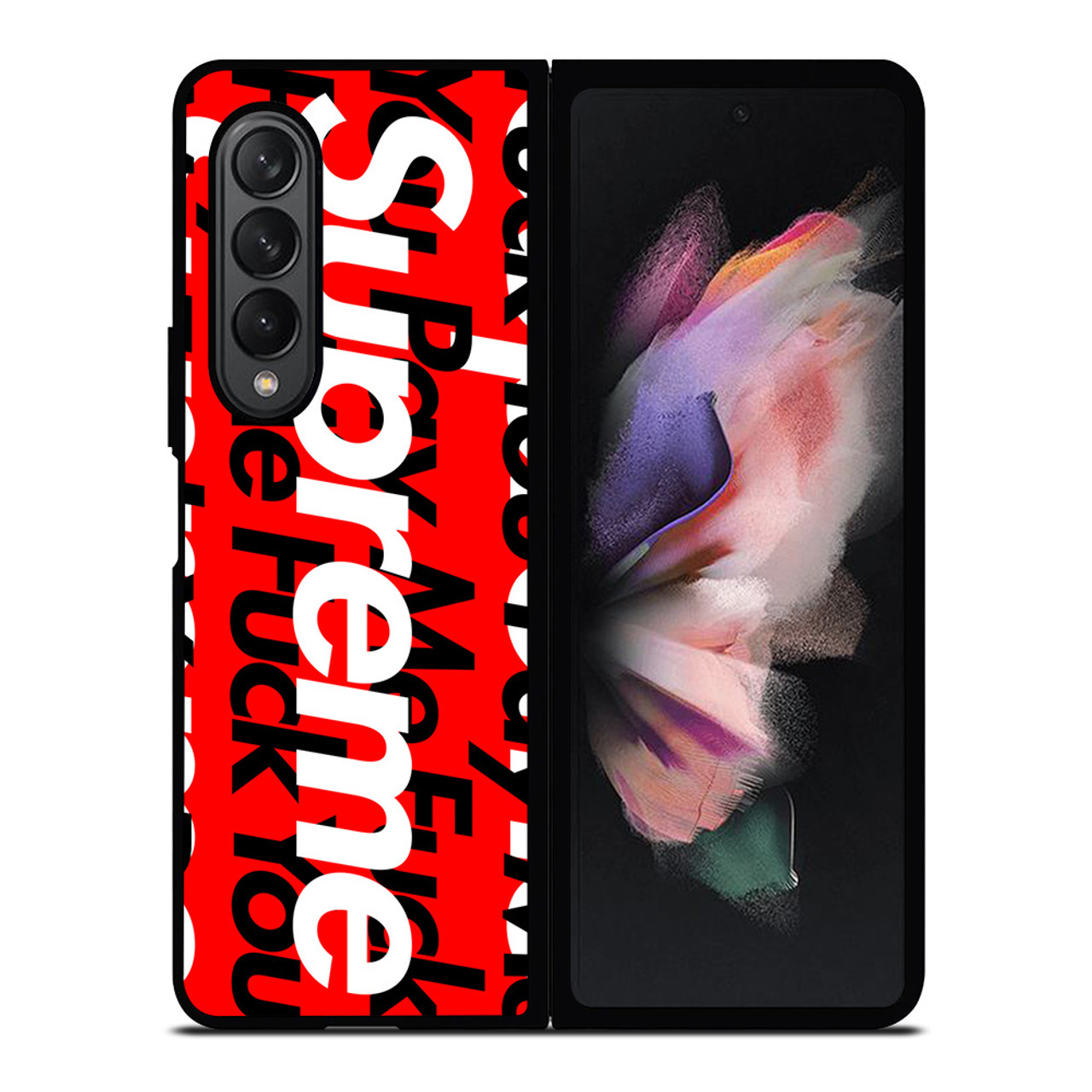 SUPREME PAY ME FUCK YOU Samsung Galaxy Z Fold 3 Case Cover